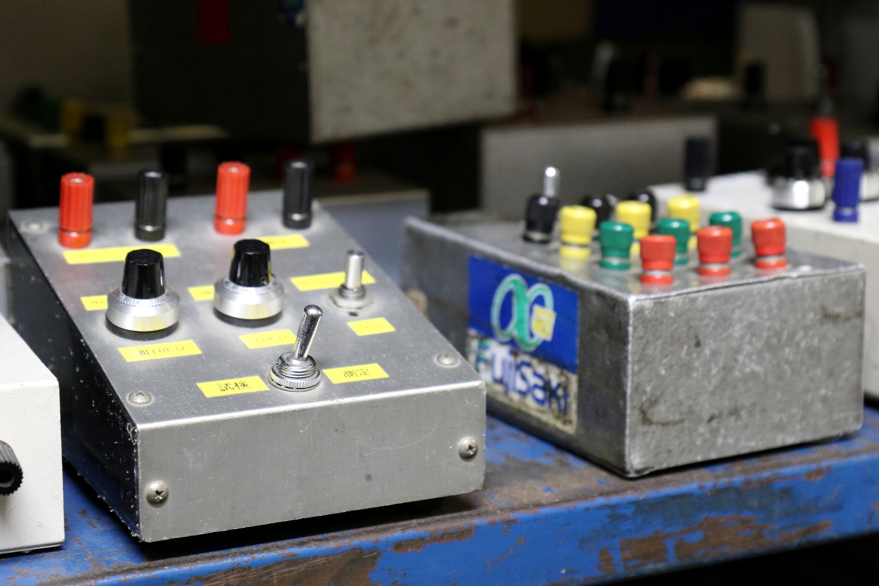 試験用に製作された治具