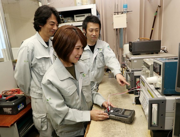 計測器の校正作業